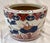 Japanese Antique 13" Japanese Imari Porcelain Lotus Motif Jardiniere Planter For Sale - Image 3 of 14