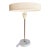 Visual Comfort White & Nickel Table Lamp For Sale