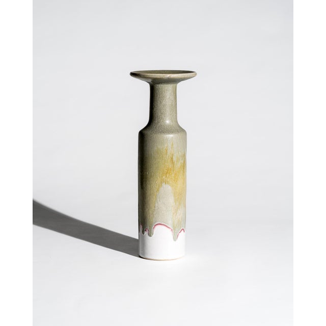 Organic Drip Glaze Ceramic Vases by Barbara Stehr, Germany, 1980s, Set of 3 For Sale - Image 12 of 18