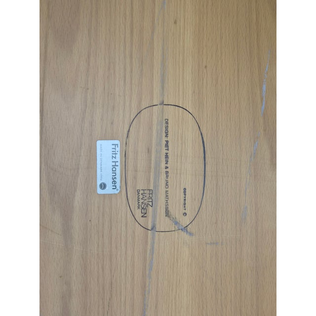 Superellipse Dining Table by Bruno Mathsson and Piet Hein for Fritz Hansen For Sale - Image 11 of 12
