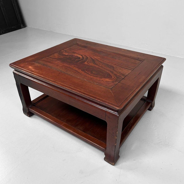 Brown Early Shōwa Chabudai Low Table, Japan, 1930s For Sale - Image 8 of 17