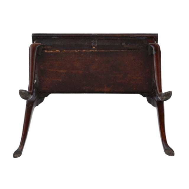 Mid 18th Century Antique Georgian Mahogany Folding Card Table, 1750s For Sale - Image 5 of 15
