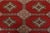 Red Bokhara Jaldar Rug 4’1” X 6′ Red Wool Tribal Hand-Knotted Oriental Carpet For Sale - Image 8 of 12