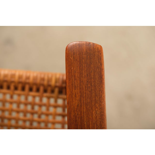 Brown Model 113 Armchair by Nanna & Jørgen Ditzel for Poul Kolds Savværk, Denmark, 1955, Attributed For Sale - Image 8 of 17