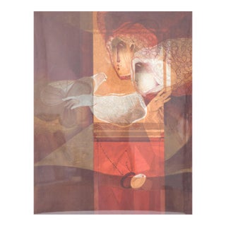 Àlvar Suñol Munoz-Ramos, Surrealist Scene, 1978, Lithograph on Paper, Framed For Sale