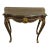 Karges Solid Walnut French Style Console Table For Sale