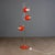 Vintage Orange Enameled Metal Lamp For Sale - Image 4 of 9