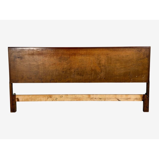 Brown Edmond J. Spence, King Size Headboard, Walnut, Sweden, 1950s For Sale - Image 8 of 8