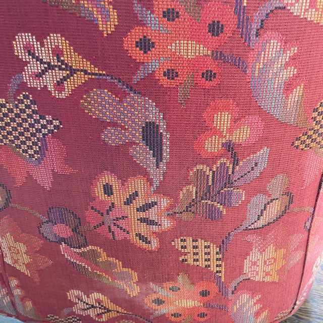 Textile 1970s Vintage Erwin Lambeth Chair on Casters For Sale - Image 7 of 12