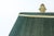 Late 20th Century Vintage Brass Bouillotte Library Lamp With Green Pleated Shade For Sale - Image 5 of 13