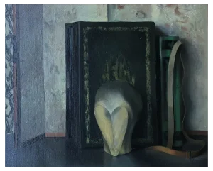 Raoul Bovy-Lysberg, Sculpture, boîte et sacoche, 1943, Oil on Canvas