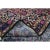 Traditional Old Handwoven Persian Mahal Area Rug featuring an allover design in a black-colored field enclosed in a navy-...