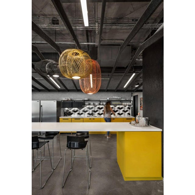 Anwar T 30 Graphite Mate Suspension Lamp by Stephen Burks for Parachilna For Sale - Image 10 of 12