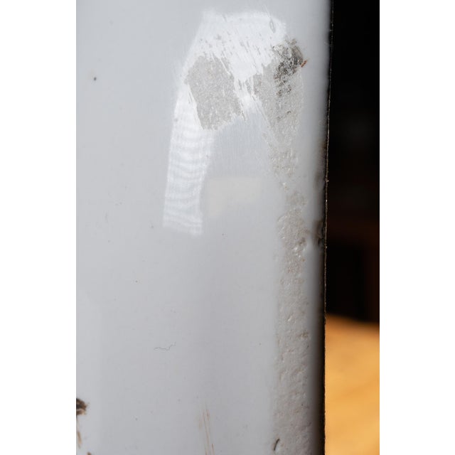 Early 20th Century Kohler Porcelain Enameled Cast Iron Three Tap Sink For Sale - Image 12 of 12