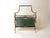An exceptionally elegant Italian magazine and newspaper rack, crafted in Italy circa the 1950s from brass and substantial...