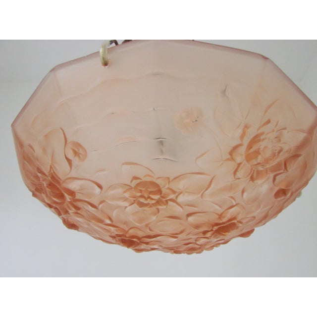 Art Deco Pendant Lamp from Ampla, France, 1930s For Sale - Image 10 of 13