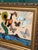 Vintage African Folk Art Iridescent Morpho Butterfly Wing Mosaic Made in Brazil For Sale - Image 11 of 15