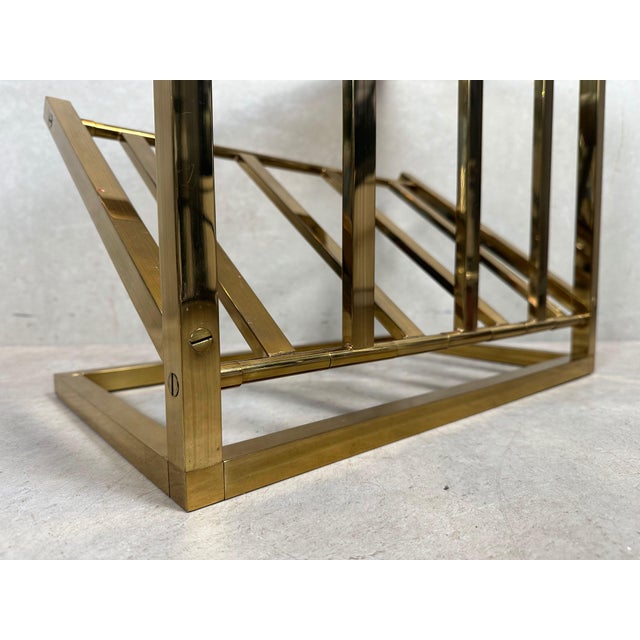 Metal Vintage Side Table from Belgo Chrome, 1970s For Sale - Image 7 of 8