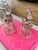 Mid-Century Modern Vintage Mid Century Heavy Pressed Glass Horse Bookends by Le Smith- Pair of Horse Bookends For Sale - Image 3 of 8