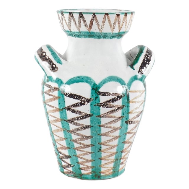 Vintage Ceramic Vase by Robert Picault, 1960s For Sale