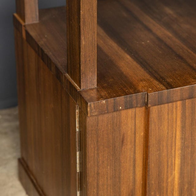 20th Century Italian Kingwood & Marble Bedside Cabinets, 1950s, Set of 2 For Sale - Image 18 of 18