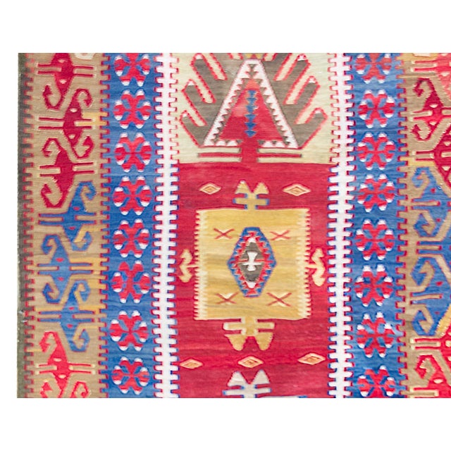 Early 20th Century Turkish Konya Kilim For Sale - Image 9 of 14