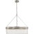 Modern Marie Flanigan for Visual Comfort Signature Menil Large Chandelier in Polished Nickel with Crystal Rods For Sale - Image 3 of 4