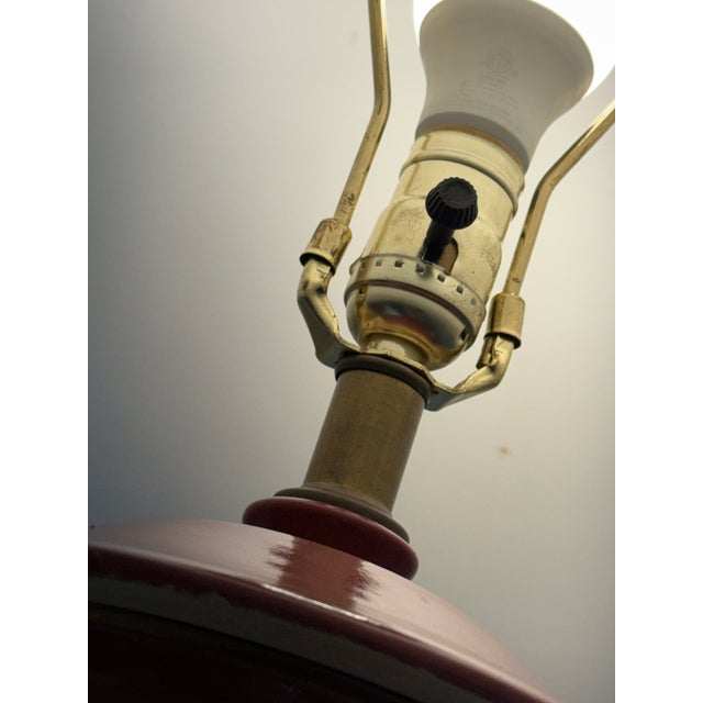 Rowe Pottery Works Table Lamps, Pair For Sale In San Francisco - Image 6 of 12