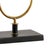 Hand Formed And Gold Leaf Finished Iron Knot, Designed By Lisa Kahn. Clean with a dry cloth