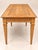A louis xvi style flat desk in solid oak and oak veneer, fully restored by a workshop. the rectangular top, framed by a...
