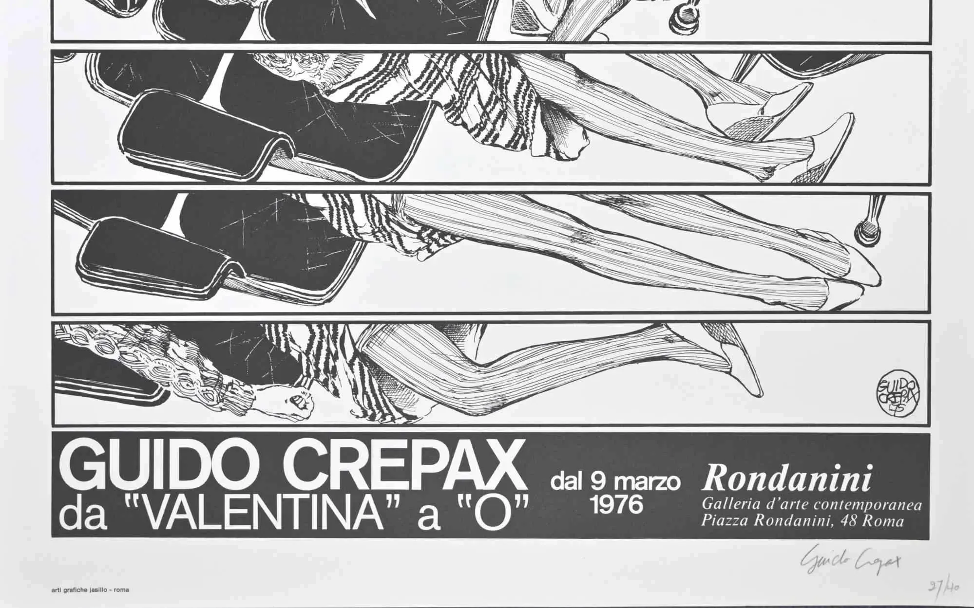 Guido Crepax, from Valentina to O, Offset Print, 1976 | Chairish