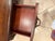 Lexington Furniture Lexington Leather Wrapped Rectangle Cocktail Table, 3 Drawers, Wood, Brass & Metal Stretcher For Sale - Image 4 of 4