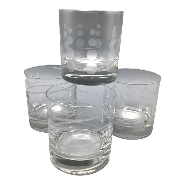 Mikasa "Cheers" Crystal Low Ball Glasses-Set of 4 For Sale