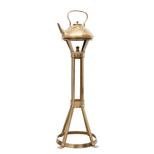 Amsterdam School Spirit Kettle on Stand by Jan Eisenloeffel, Holland, 1905 For Sale - Image 13 of 13