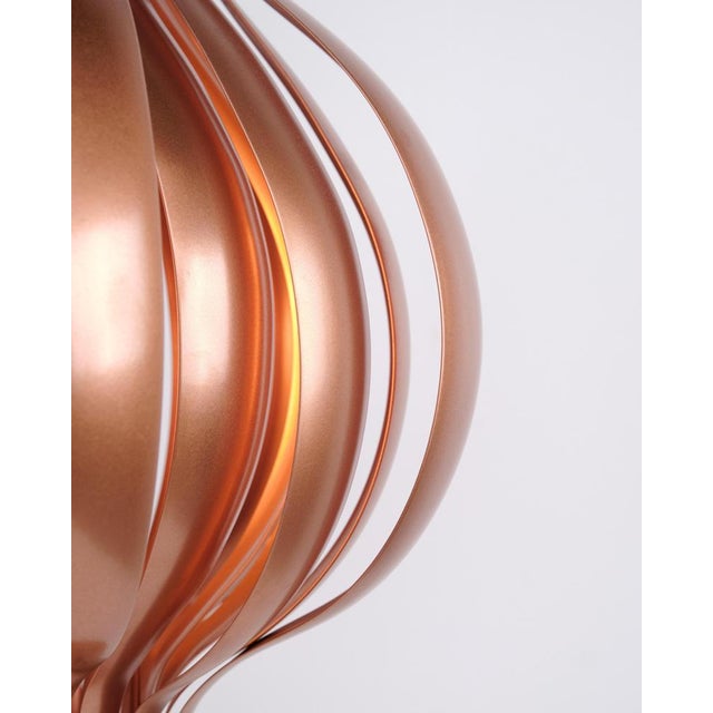 Metal Onion Copper Table Lamp by Verner Panton, 1970s For Sale - Image 7 of 10