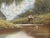 Green River Bridge with Figures in English Countryside by 20th Century British Artist Circa 1995 For Sale - Image 8 of 17