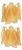 Sculptural Gold Granigli Rondini Murano Glass Wall Lamps by Simoeng, Set of 2 For Sale