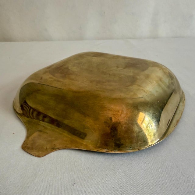 Mid-Century Modern WMF Brass Bowl For Sale - Image 9 of 10