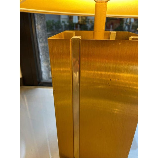 Black Brass and Steel Lamps, 1970s, Set of 2 For Sale - Image 8 of 12