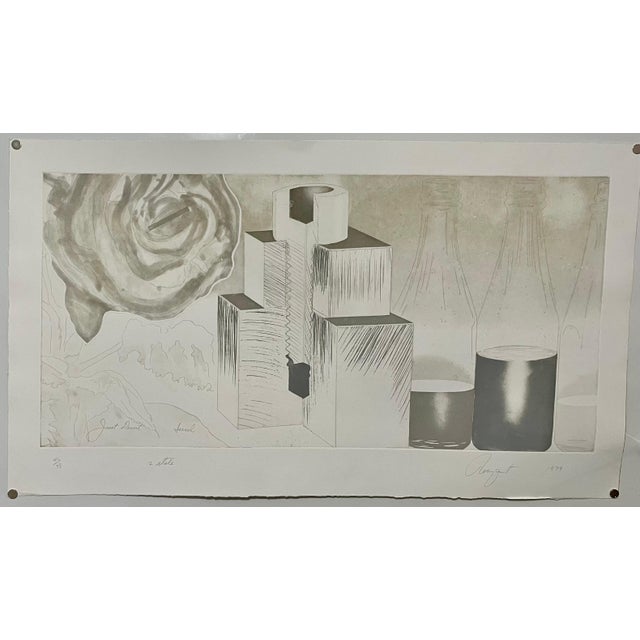 Late 20th Century James Rosenquist, Large American Pop Art Abstract Aquatint Etching James Rosenquist Just Desert, 1979 For Sale - Image 5 of 5