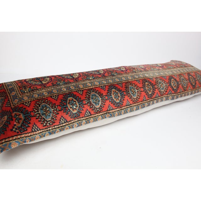 Tribal Decorative Vintage Tribal Turkoman Rug Pillow Cover -15'' X 47'' For Sale - Image 3 of 10