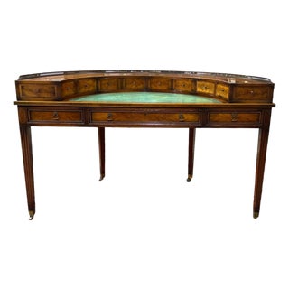 Vintage Regency Carlton House Writing Desk by J. Zonon For Sale