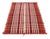 1950s Vintage Jajim Qashqai Persian Kilim With Red, Ivory & Pink Stripes - Rug & Kilim For Sale - Image 5 of 7