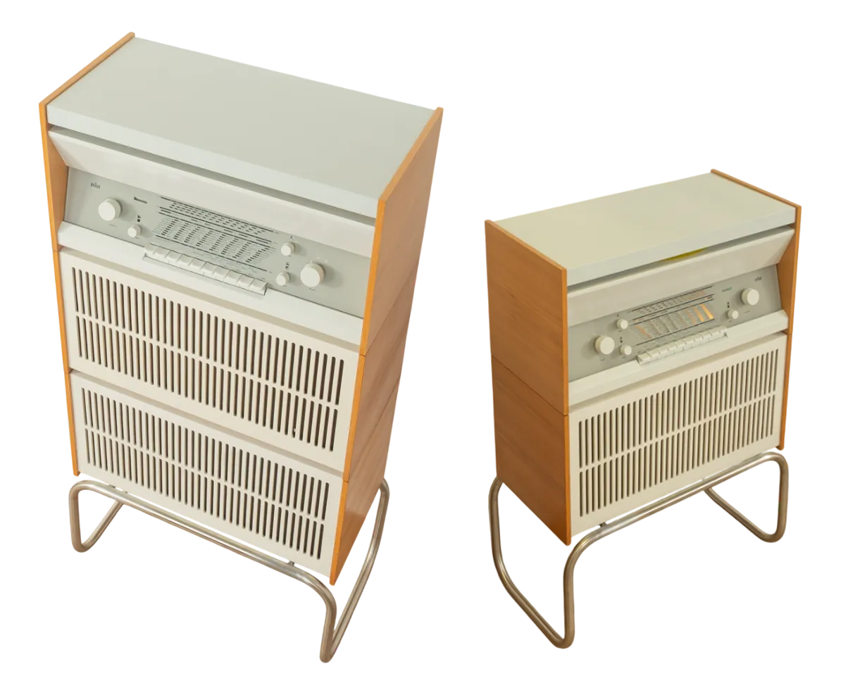 Braun Atelier 11 & L 12 by Dieter Rams for Braun, 1960s, Set of 3
