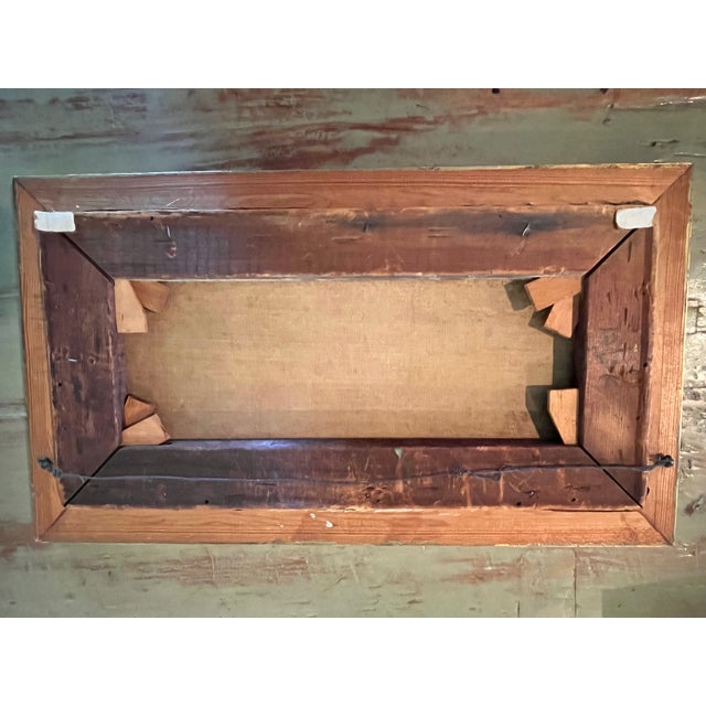 Traditional Early 20th-Century e.a. Cox Floral Still Life Oil on Canvas in Swedish Giltwood Frame For Sale - Image 3 of 8