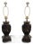 1990s Bradburn Chinoiserie Decorated Table Lamps - Pair For Sale