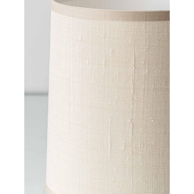 Art Nouveau Ceramic Table Lamp by Arnhem, 1920, with New Silk Lampshade, 1890s For Sale - Image 13 of 18