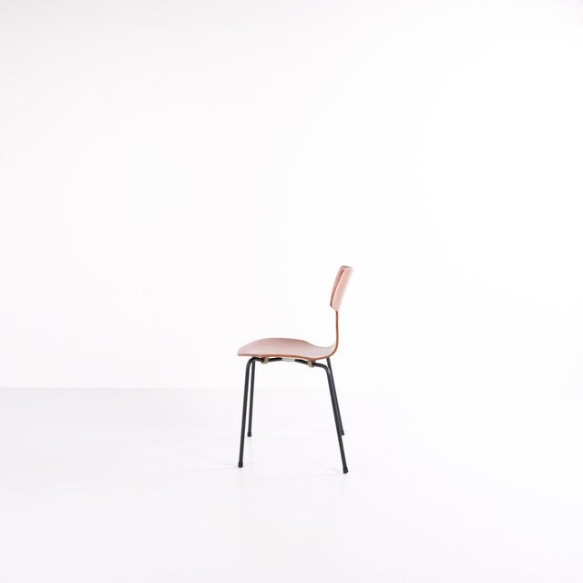 Model 3103 Dining T-Chairs by Arne Jacobsen for Fritz Hansen, 1980s, Set of 6 For Sale - Image 3 of 17