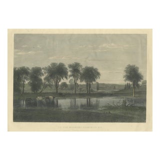 On the Meadows, 1800s, Paper For Sale
