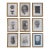 Late 20th Century Set of 9 Vintage Prints in Frames For Sale